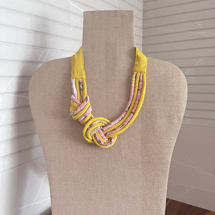 Modern Neckpiece For Women | Exquisite Design | Handcrafted Fabric Jewelry | Unique