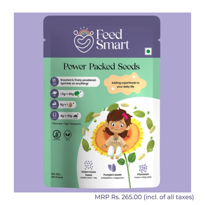 Super Seeds Mix- Roasted and Powdered | Gut Friendly Foods | Versatile