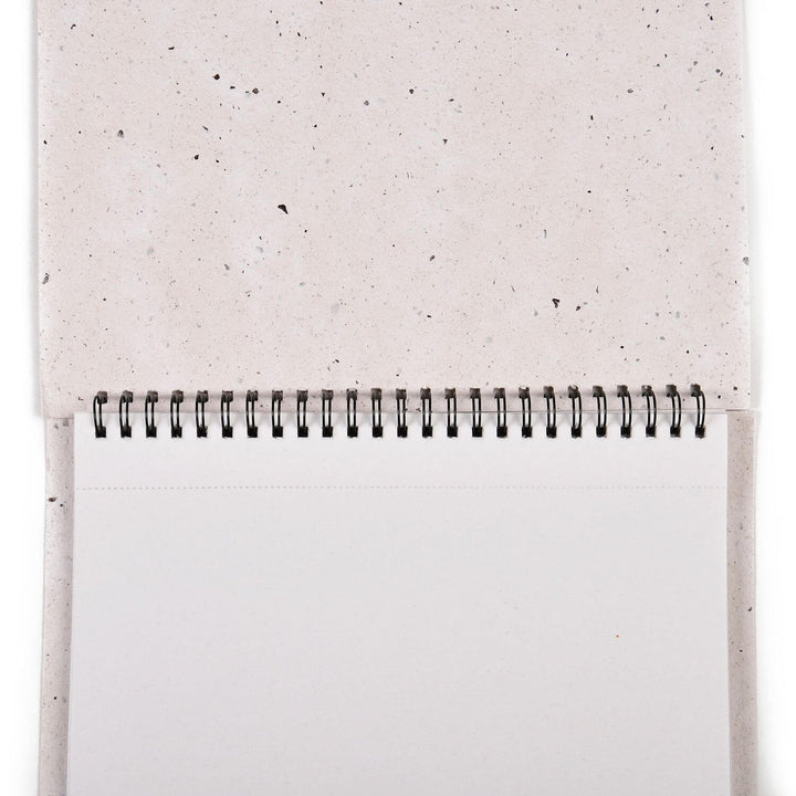 Handmade Paper Sketch Book | Acid-Free & Tree-Free Paper | 13" x 9" White