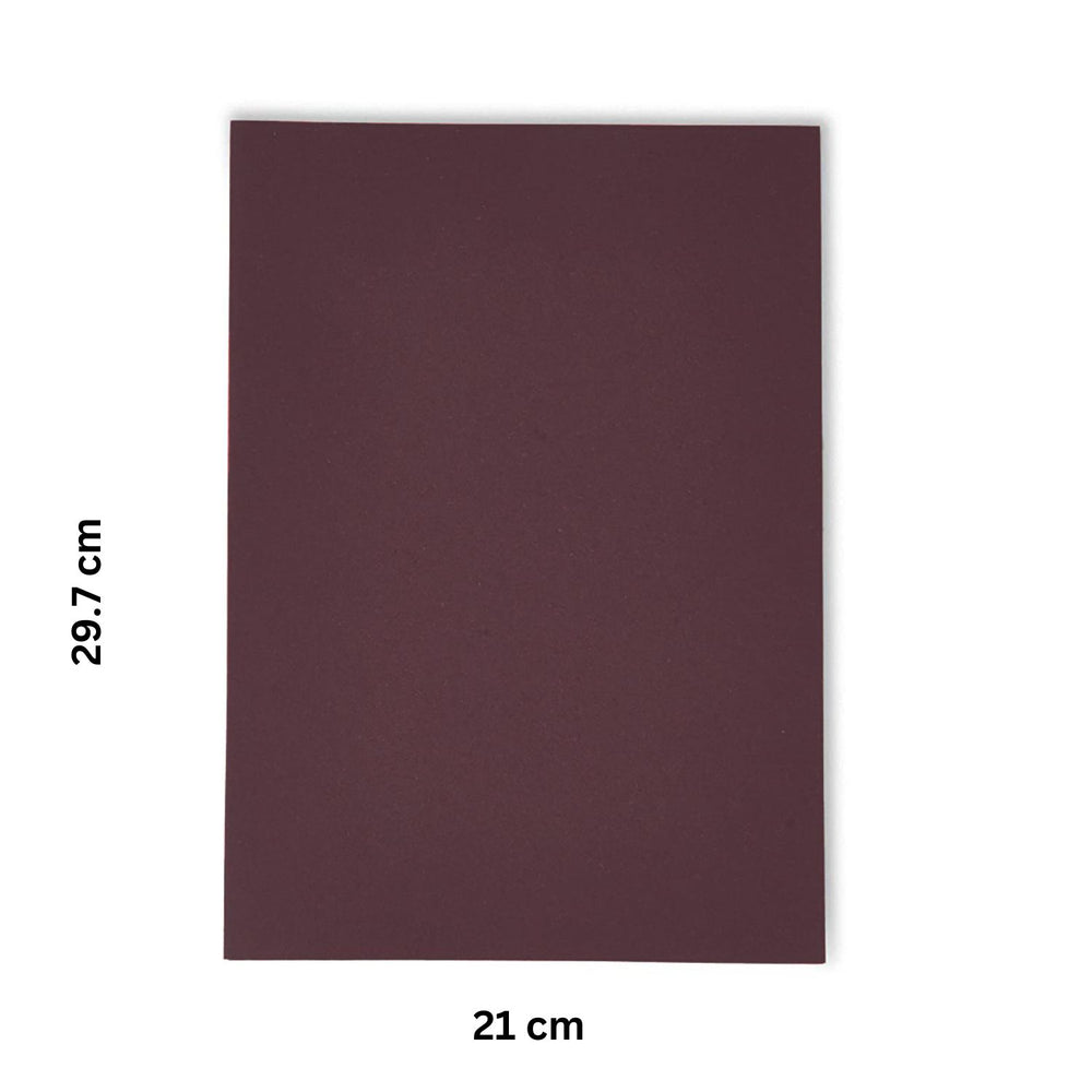 Mauve A4 Size Handmade Paper | Tree-Free Paper | Cotton | Pack Of 24