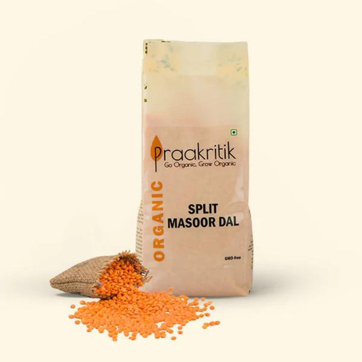 Organics Split Masoor Dal |Tastes Great | Nutrients Rich And Healthy | 500 GM