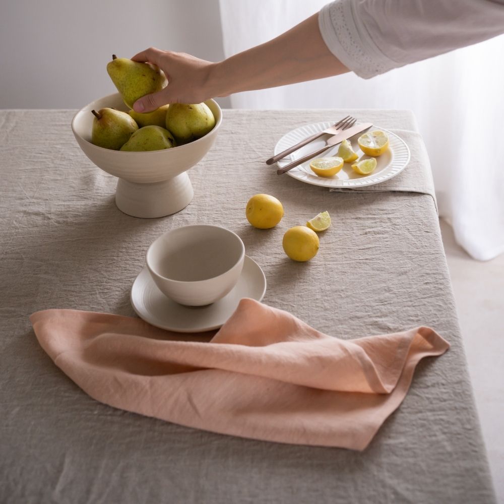 Table Napkin Set of Two | Made of Sustainable Linen | Thoughtful Elegant Dining