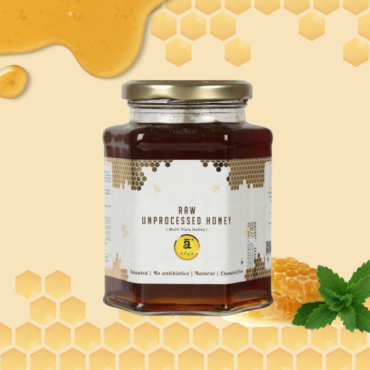 Multi Flora Raw Honey | 100% Pure | Raw & Unprocessed | Preservatives-Free