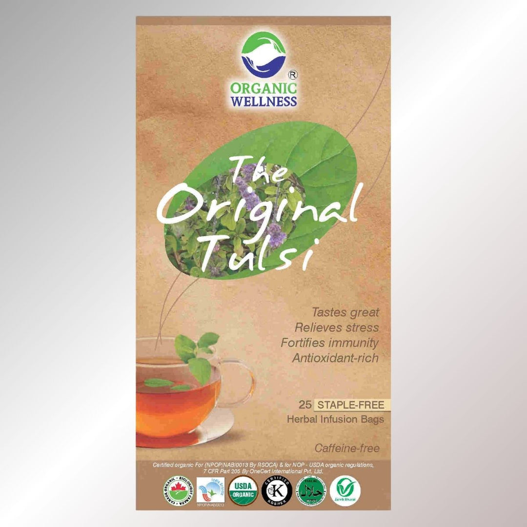 The Original Tulsi Tea | Herbal Tea | Refreshing & Nurturing | Organic | 25 Tea Bags