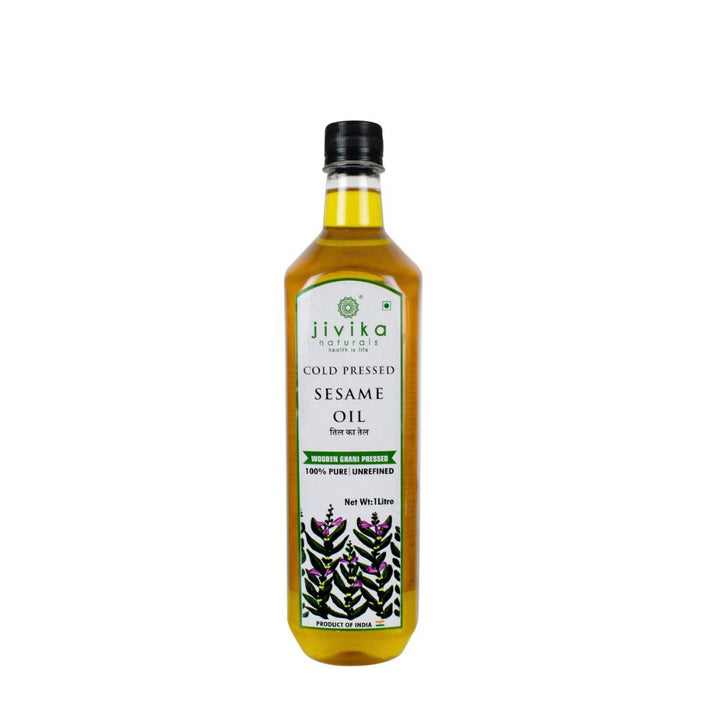 Sesame Oil | Antioxidant Rich | Wooden Ghani Cold Press | Unrefined | Pet Bottle of 1 L