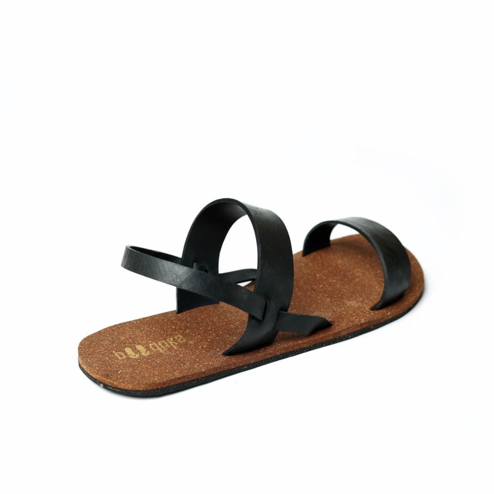 Black Sade Sandals For Women | Long Lasting | Aesthetic Minimal Design