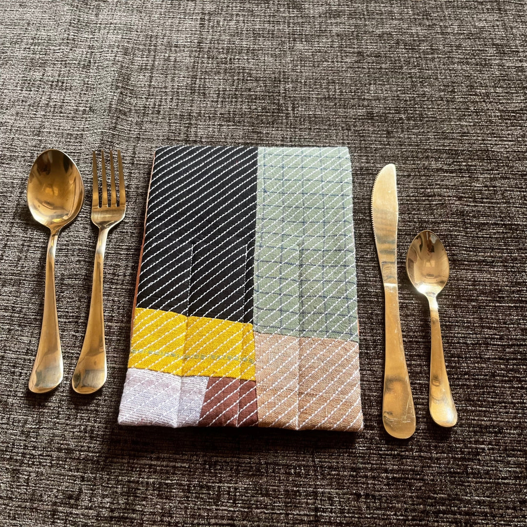 Patterned Table Cutlery Holder / Cover | For Travel & Lunch Box Utilities