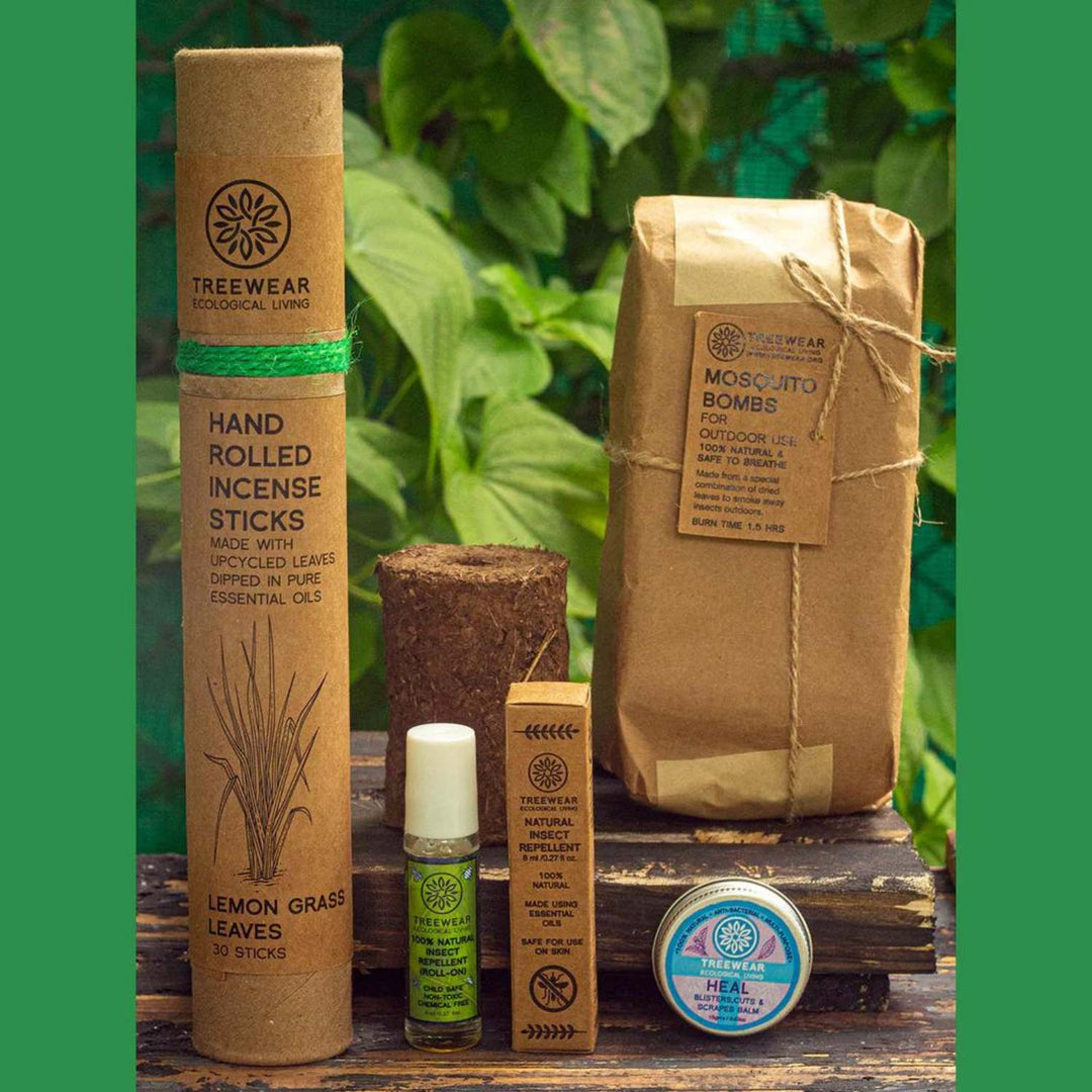 Insect Repellent Kit | 100% Natural Herbs | Eco-Friendly | Essential Oils | Gift Pack Of 4