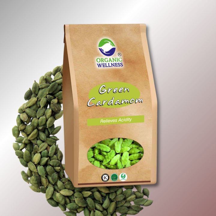 Organic Green Cardamom Whole | Pure & Natural | Flavour Rich | 50 GM