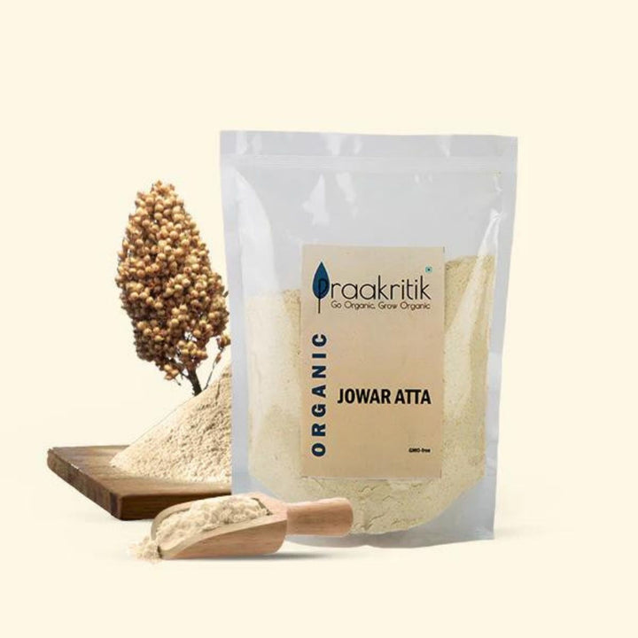 Organic Jowar Atta   | Gluten Free | High-Fibre  | Reduces Inflammation | 500 GM