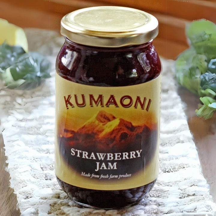 Delicious Strawberry Jam / Preserve | Farm Picked Produce | Authentic Himalayan | 250 GM Bottle 