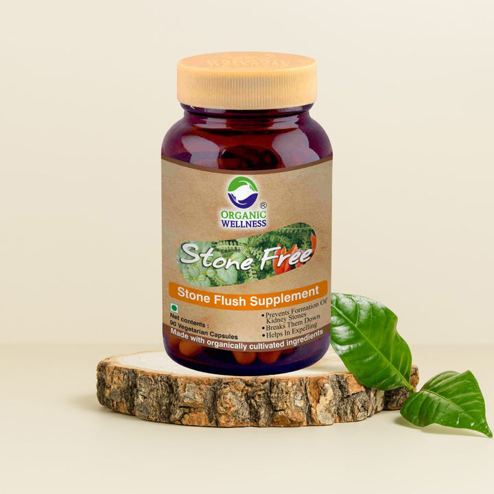 Stone-Free Supplements | Wellness | Organic | 100 % Vegan | Supports Gall Bladder | 90 Capsules