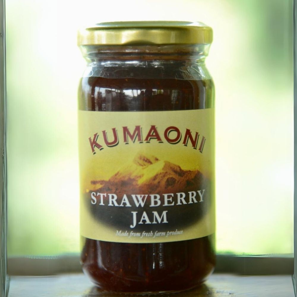 Delicious Strawberry Jam / Preserve | Farm Picked Produce | Authentic Himalayan | 250 GM Bottle 