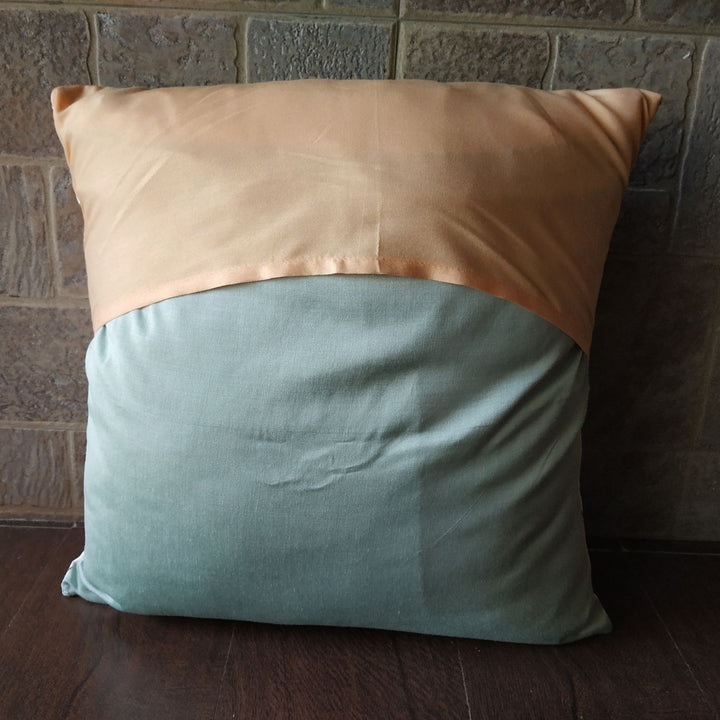 Embroidered Cushion Cover | Contemporary Living Decor | 16" x 16"