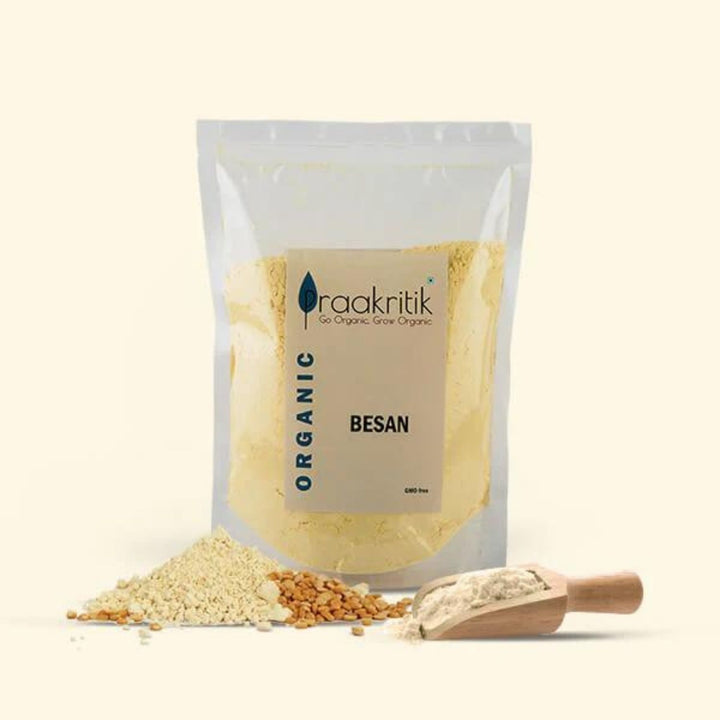 Organic Besan | Chickpeas Flour | Nutrients Rich | Maintains Muscle Mass | 500 GM