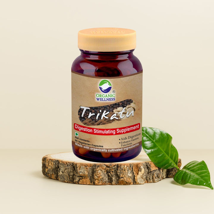 Trikatu Supplements | Certified Organic | 100 % Vegan | Enhance Digestive Health | 90 Capsules