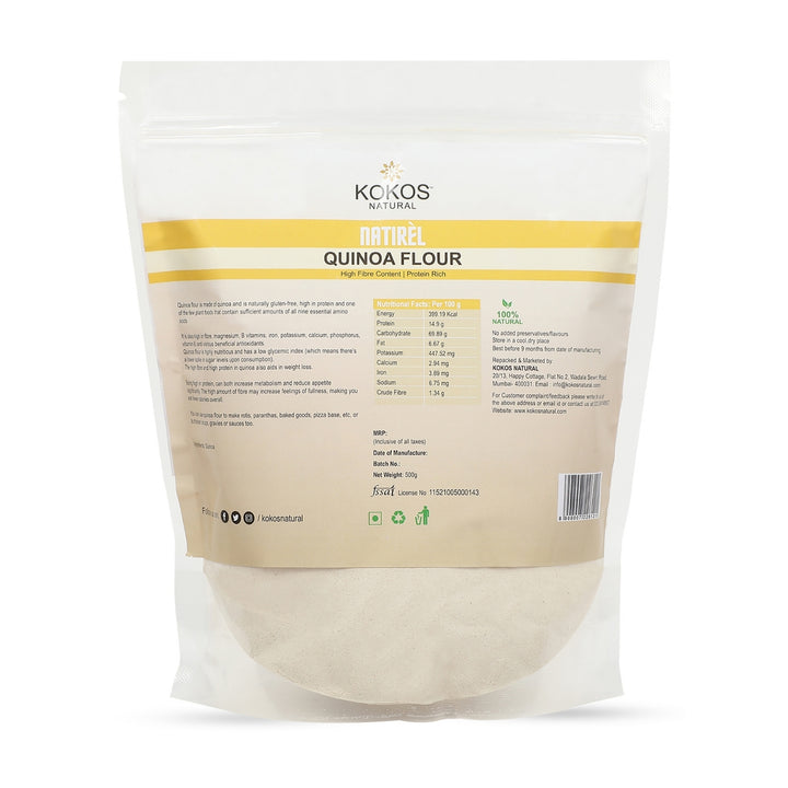 Quinoa Flour | White Flour Alternative | Gluten Free-High Fibre-Protein Rich | 500 GM