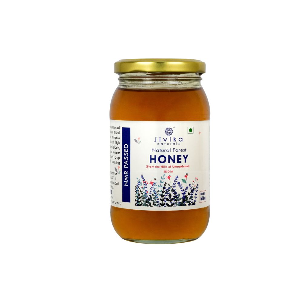 Forest Honey | Unadulterated | Raw | Healthful | Beauty Care | Fitness | Glass Jar of 500 GM