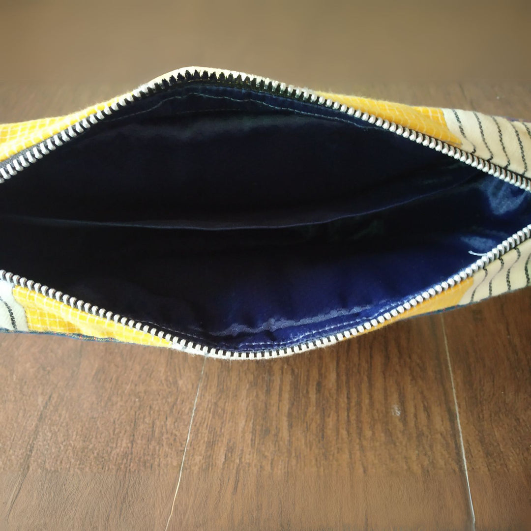 Quirky Blue & Mustard Fanny Pack | Stylish & Functional