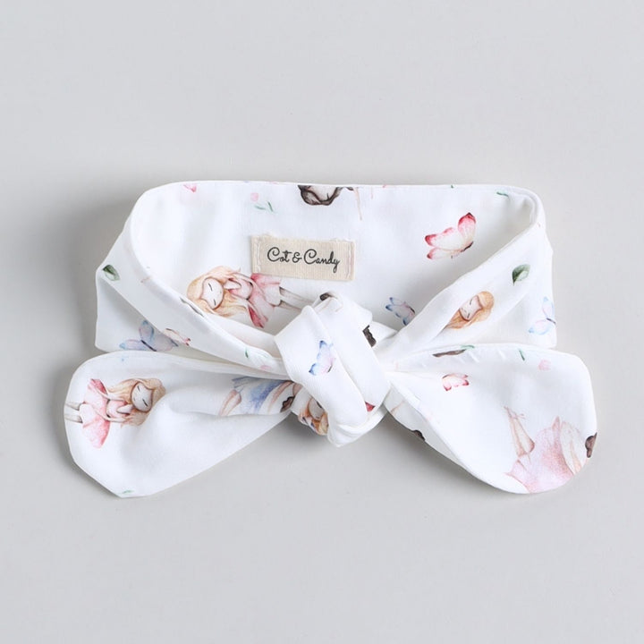 Fairytale Print Ultra Soft Baby Headband | 100% Cotton | Hair Accessory