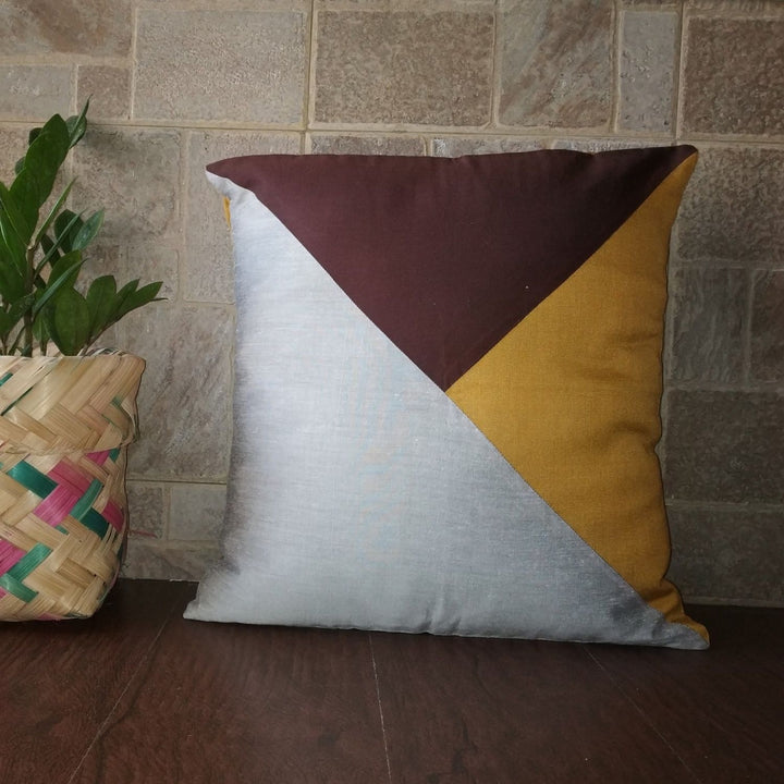 Geometrical Cushion Cover | Smart and Suave Look | 16" x 16"