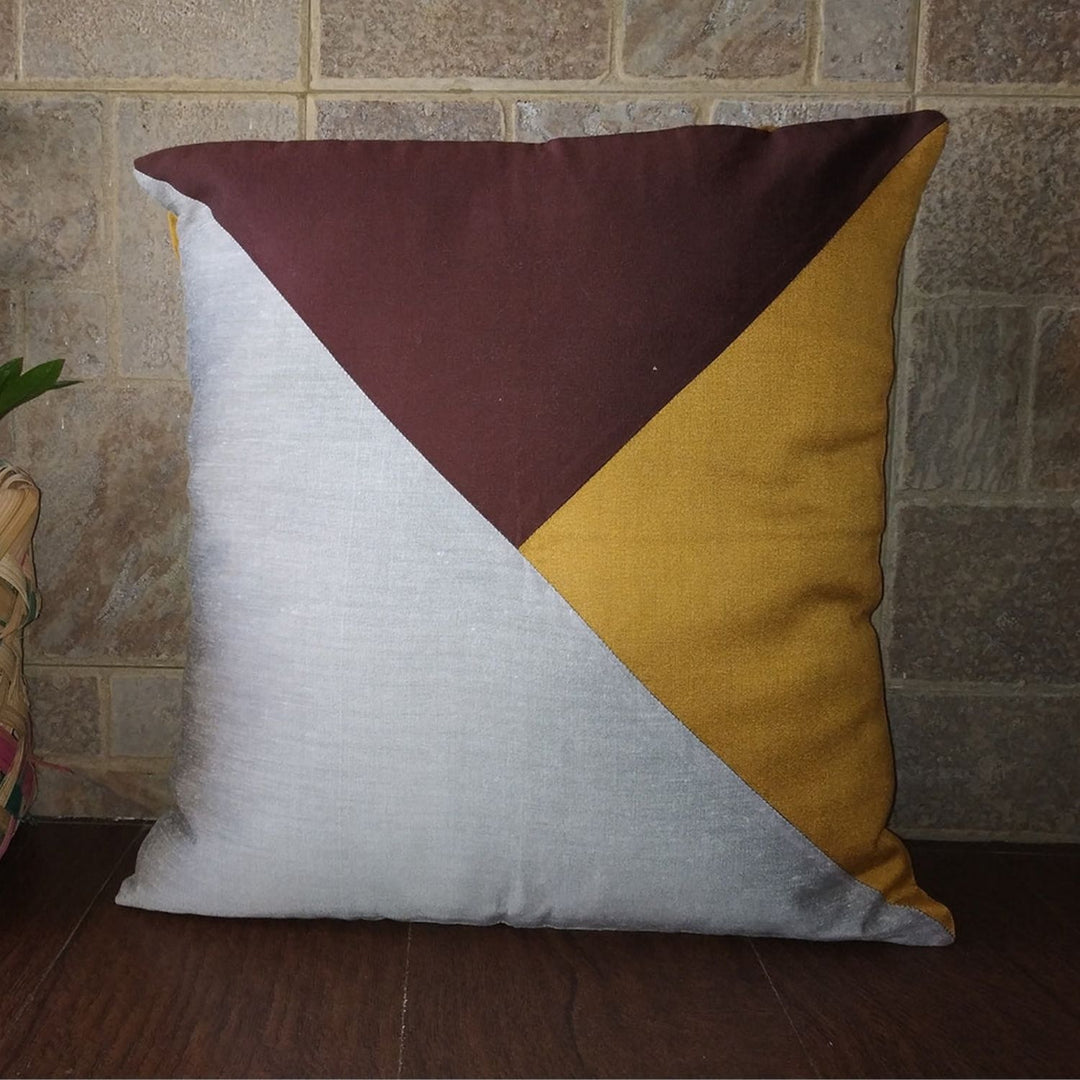 Geometrical Cushion Cover | Smart and Suave Look | 16" x 16"