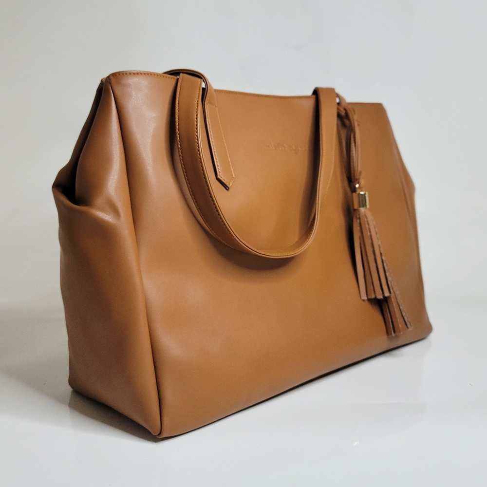 Tan Brown Tote Bag | A Must-Have Accessory | Eco-Conscious Cactus Leather