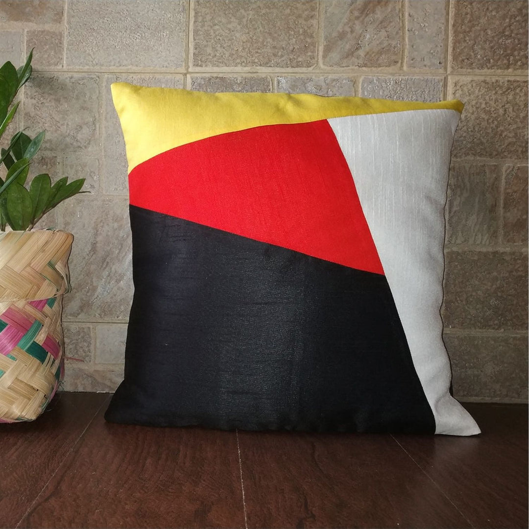 Abstract Patterned Geometrical Cushion Cover | 16" x 16"