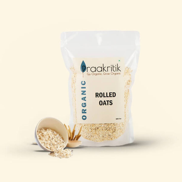 Rolled Oats | Crisp & Nutty Flavour | Nutrients Rich | Organic Certified | 500 GM