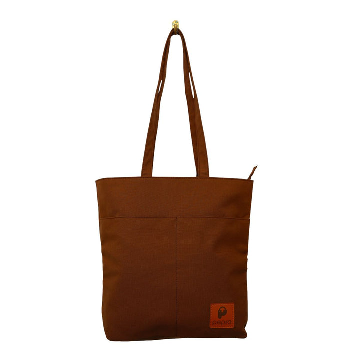 Shopper Tote Bag With Concealed Pockets | Cotton | Spacious | Multi-Pocket