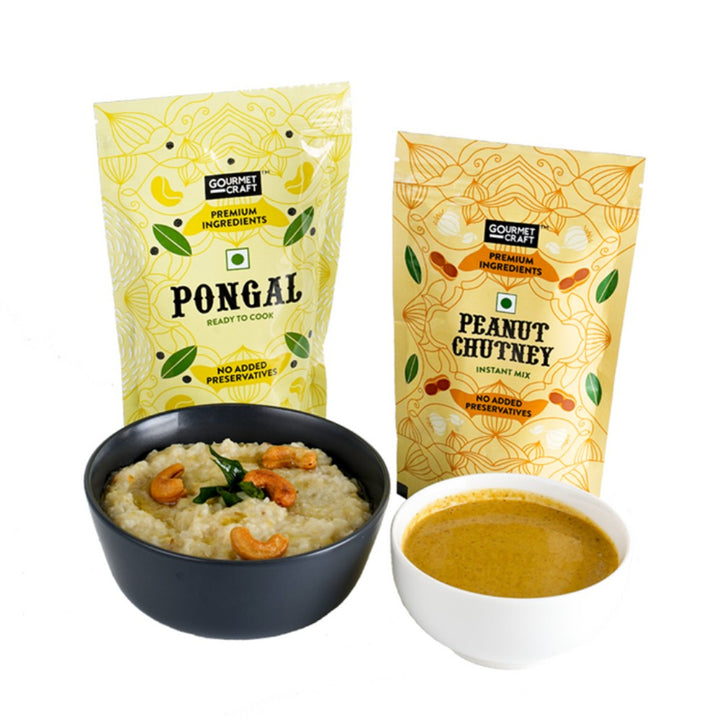 Adai Dosa | Pongal | Instant Peanut Chutney | Pack of 3 Pre Mixers | Home Made | 650GM