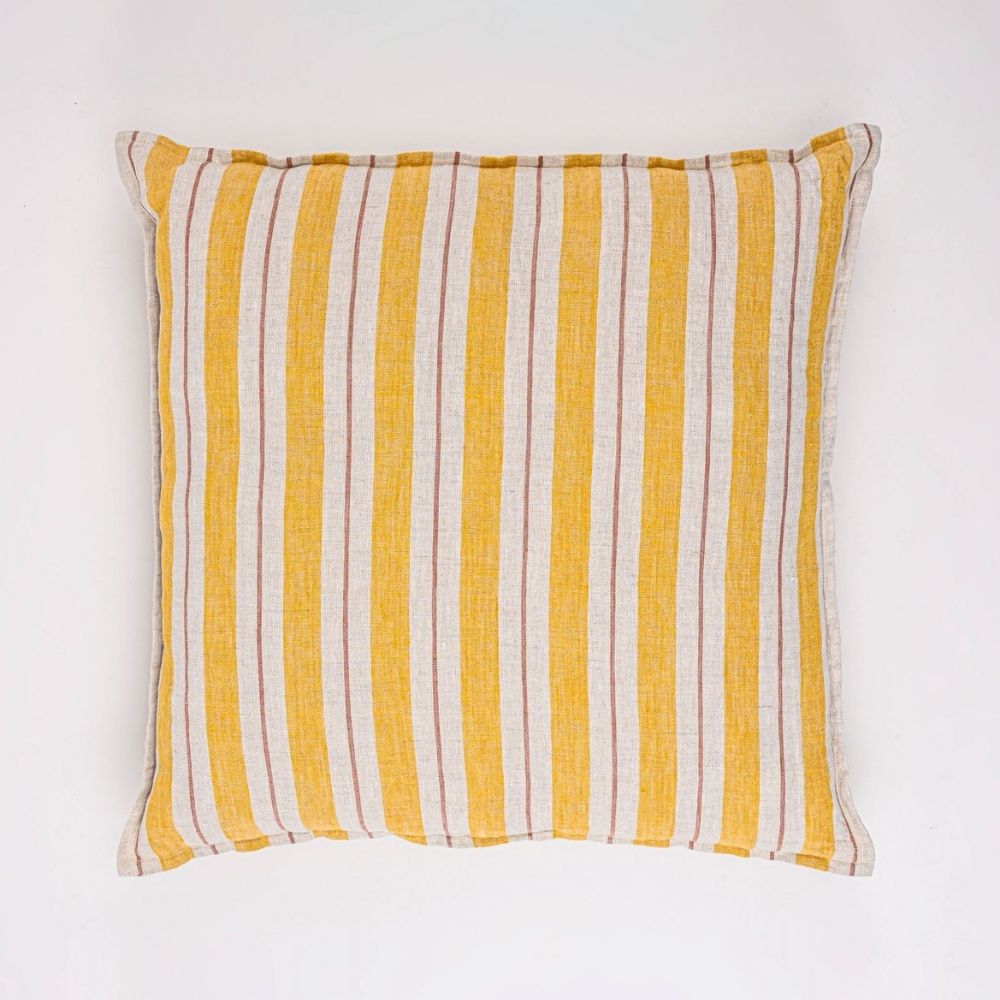 Stripe Cushion Cover | Made of Softest Linen by Artisans | Smart Decor