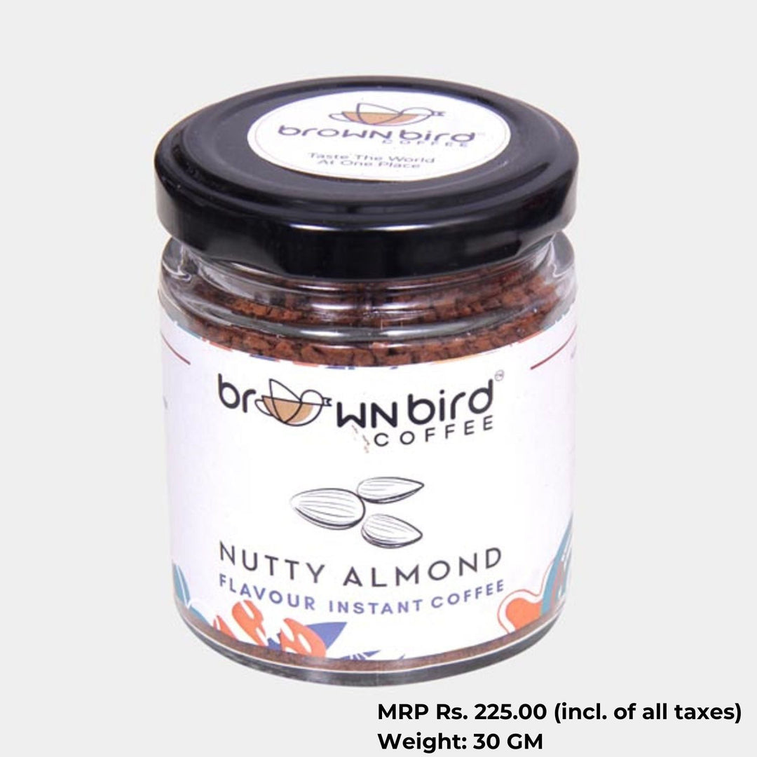 Nutty Almond Instant Coffee | Granular Powder | Woody & Toasty Flavoured