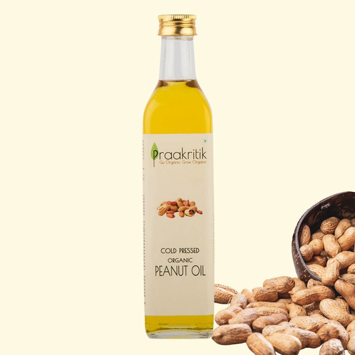 Organic Cold Pressed Peanut Oil  | Prevent Heart Disease | 100% Natural | 500 ML