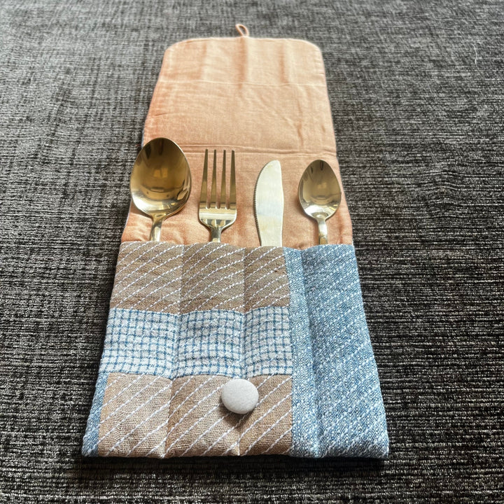 Multi Colour Cutlery Holder | For Travel and Lunch Box Essentials