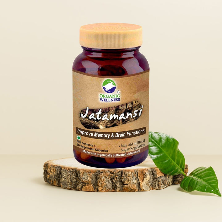 Jatamansi Supplements | Certified Organic | 100 % Vegan | Blood Sugar Regulation | Calming Effect | 90 Capsules