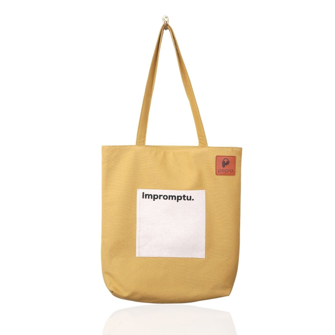 Gadgets Safe Tote Bag | Cotton | Utility | Spacious | Padded | Everyday Bag | "Impromptu"