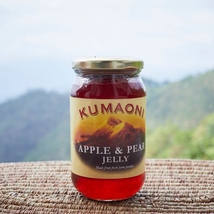 Apple and Pear Jelly | Organic | Sweet Flavour with Tanginess | 250 GM Bottle | Freshly Picked Fruits from Himalayan Farms | Delicious 