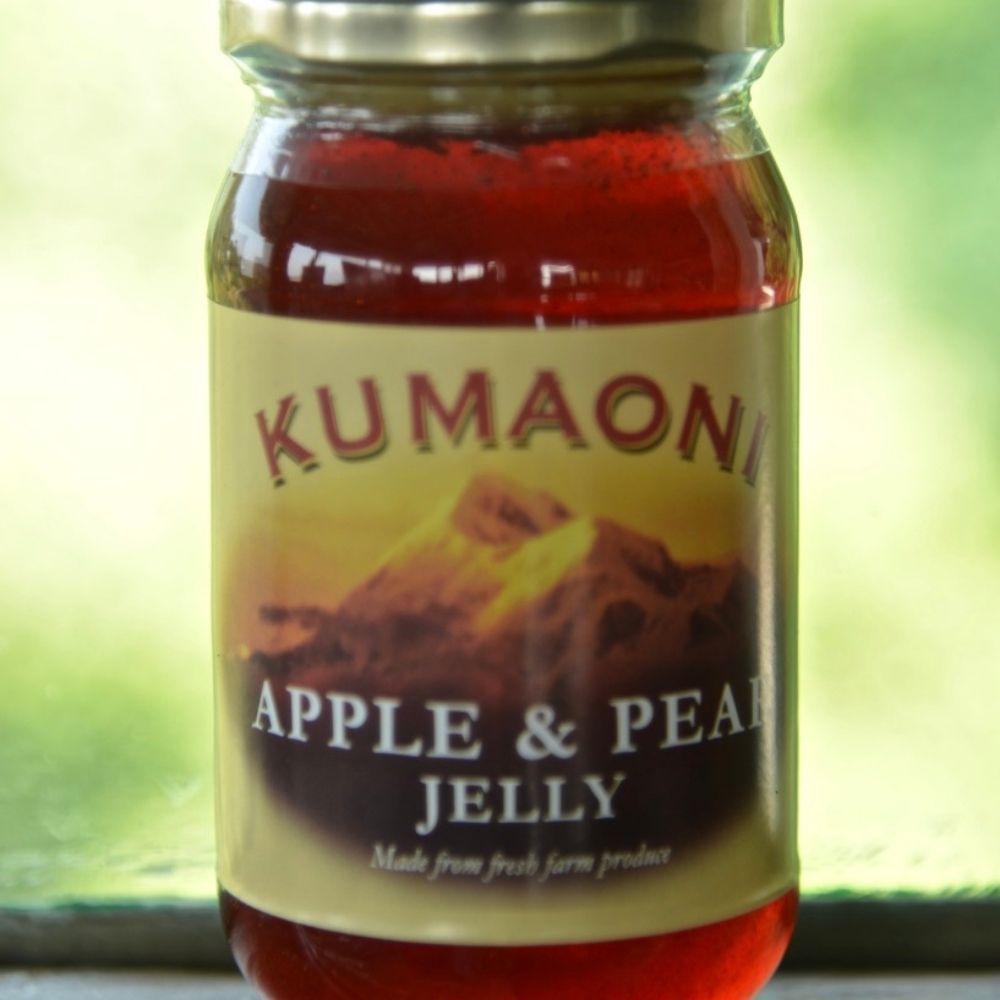 Apple and Pear Jelly | Organic | Sweet Flavour with Tanginess | 250 GM Bottle | Freshly Picked Fruits from Himalayan Farms | Delicious 