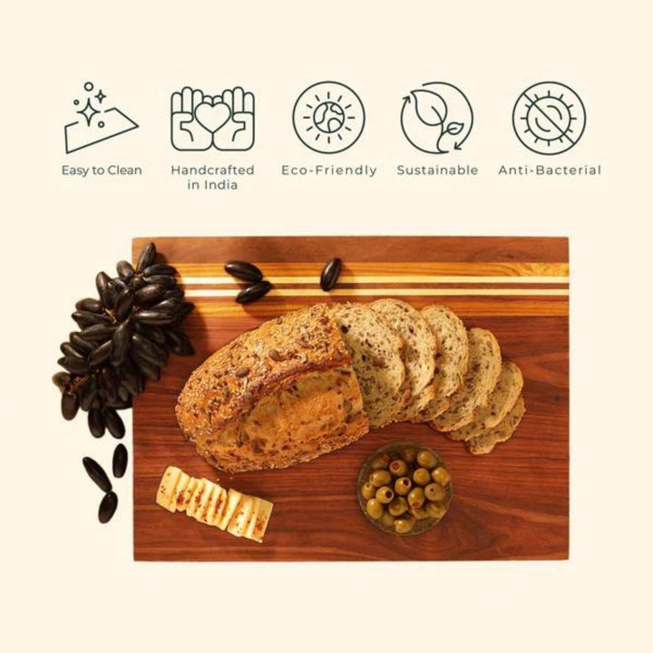 Grado Butcher Board | American Walnut Wood | Hand-Crafted | 16 Inch