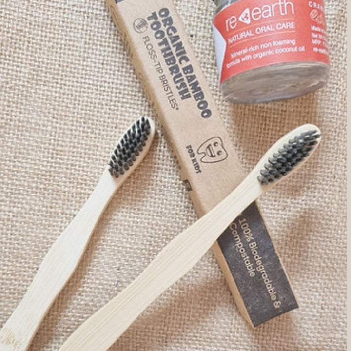 Kids bamboo brush | Ultra Soft Bristles | 100 % Natural | Ecofriendly