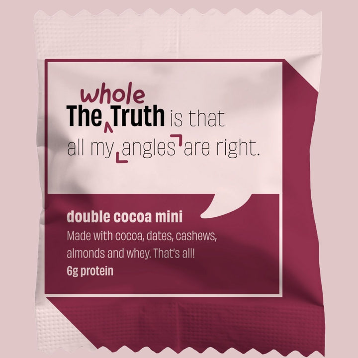 Double Cocoa Mini Protein Bars |  Made of Natural Ingredients | Gluten Free | Pack of 8