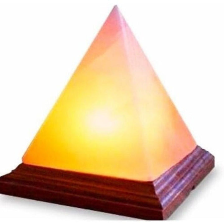 Pyramid Himalayan Salt Lamp | Authentic | Ion Balancing | Hand-Crafted