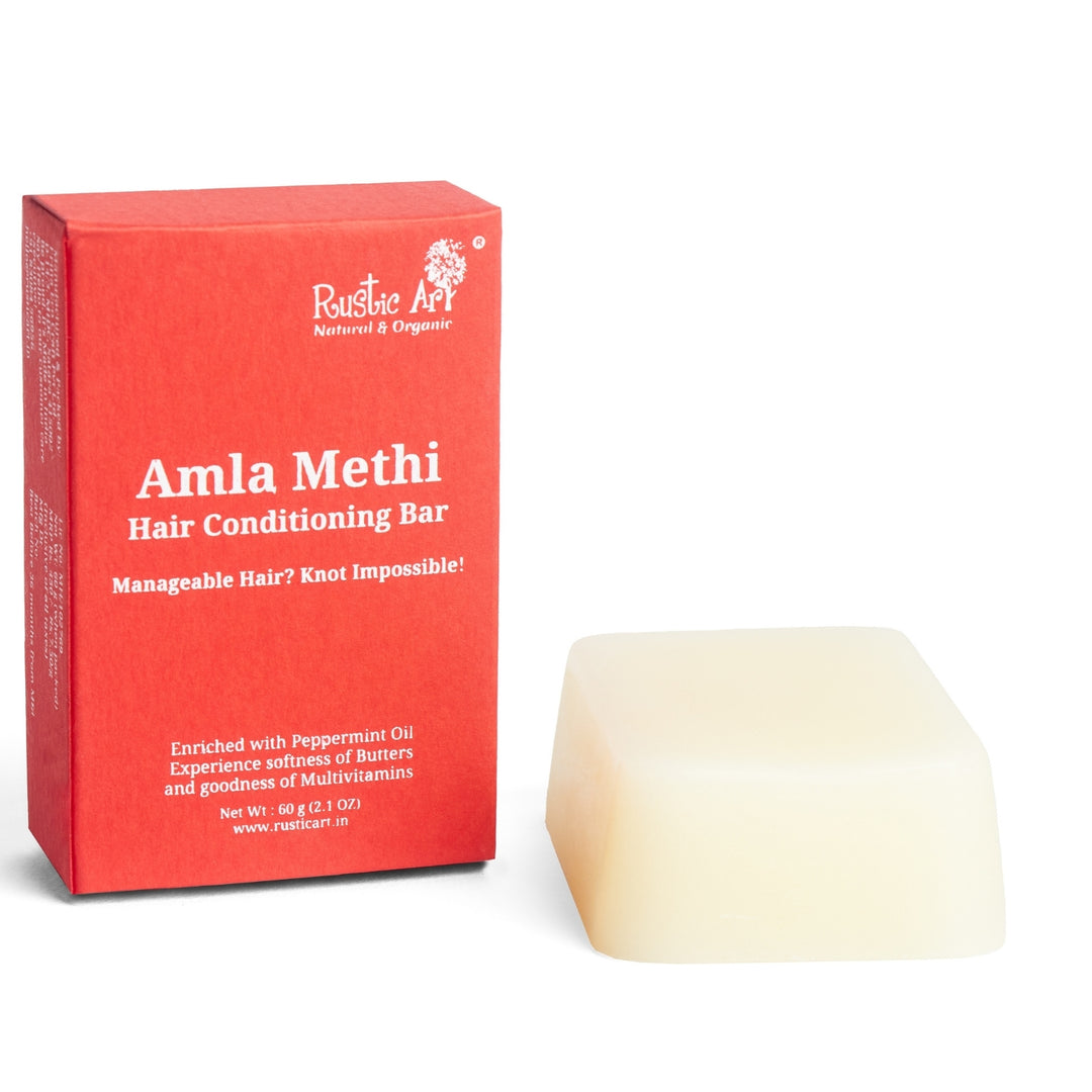 Amla Methi Hair Conditioning Bar | Light Effect | Rich Nourishing-Revive Health 