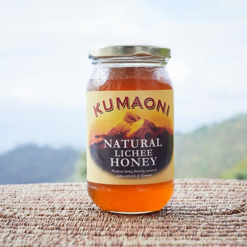 Lychee Flavour Honey | Natural Sweetener | Cruelty Free | Organic | 250 ML Bottle 