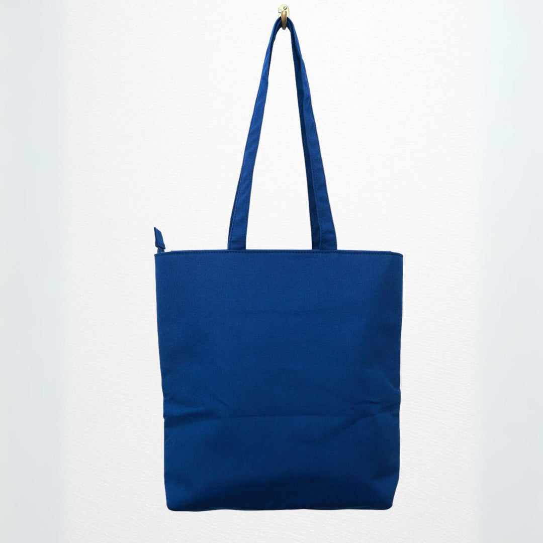 Dual Shade Shopper Tote Bag | Cotton Canvas | Hand-Crafted | Sustainable