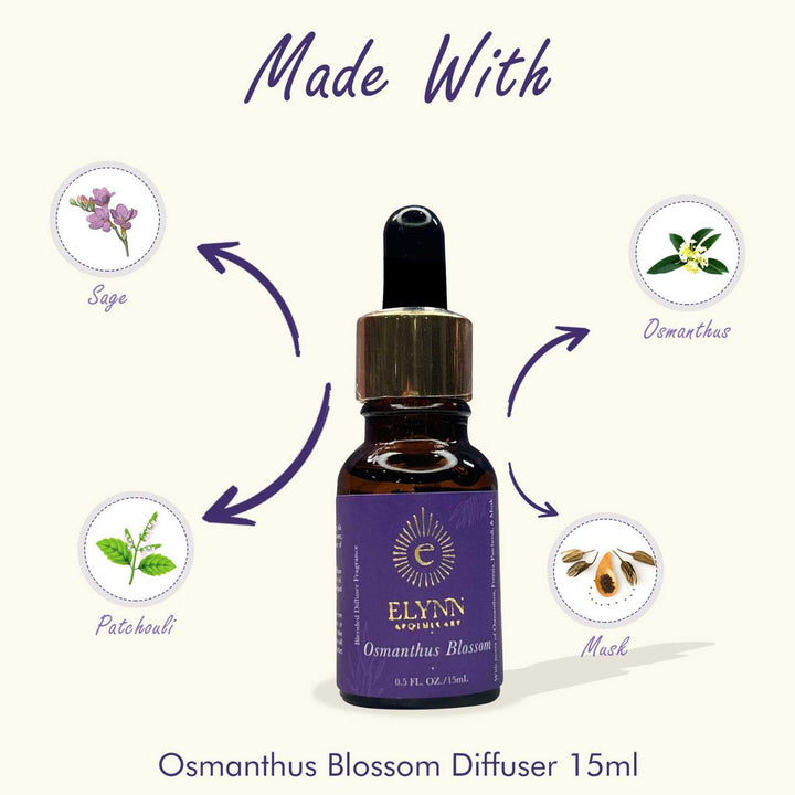 Osmanthus Blossom Diffuser Oil | Floral Fresh Fragrance | 15 ML