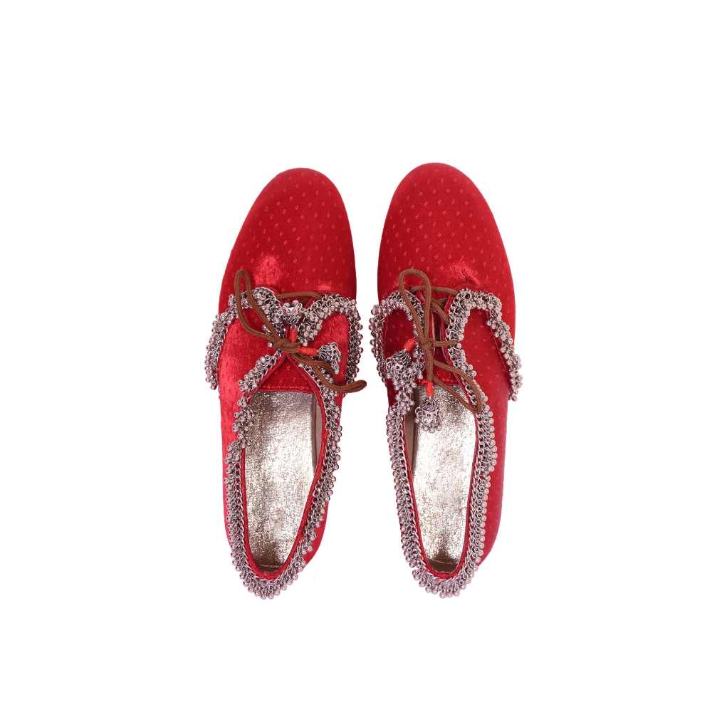 Red Smart Sneakers | Modern Wedding | Traditional Style with Comfort