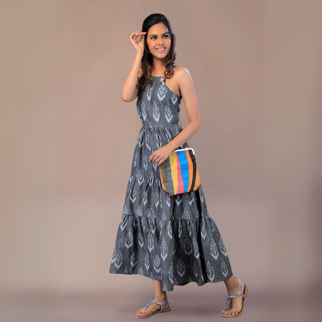 Statement Ghicha Silk Sling Bag | Quirky and Elegant Design