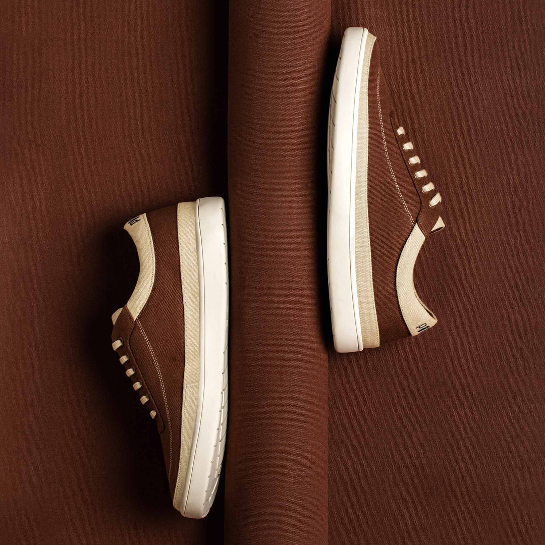 Anti-Skid Sneakers | Biodegradable & Recycled | Wooden Brown Colour